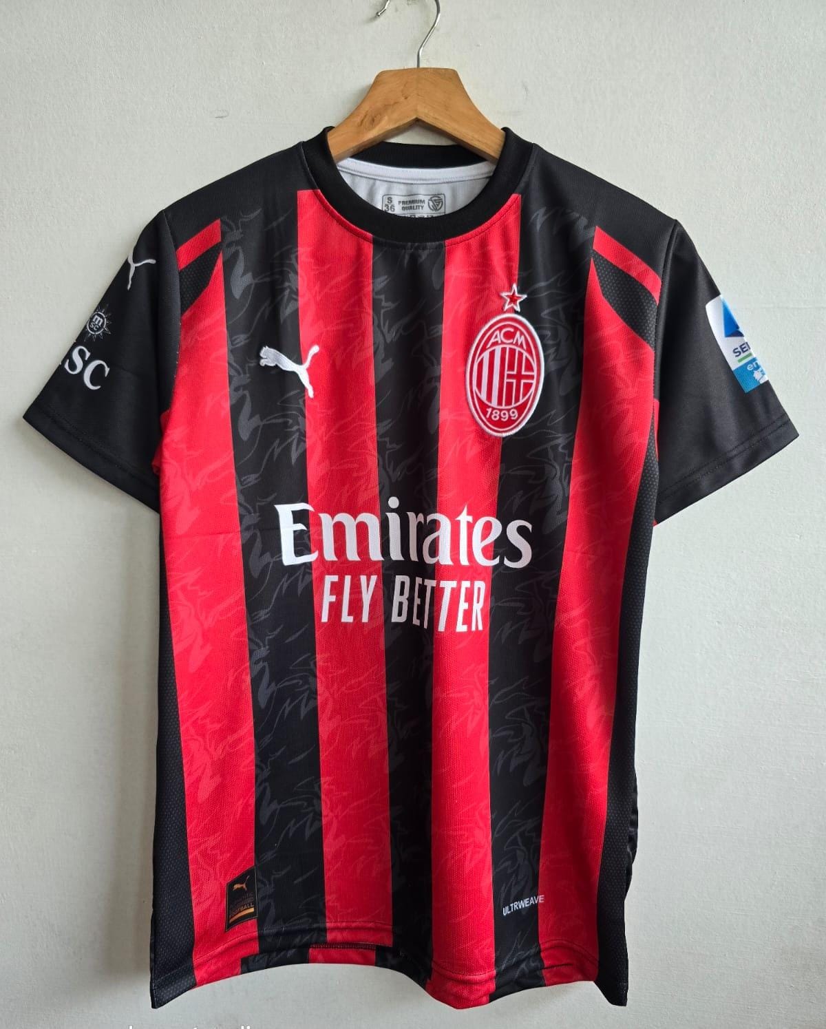 AC Milan 2025-26 Home (PULISIC)  (EMBROIDERY) - View 1